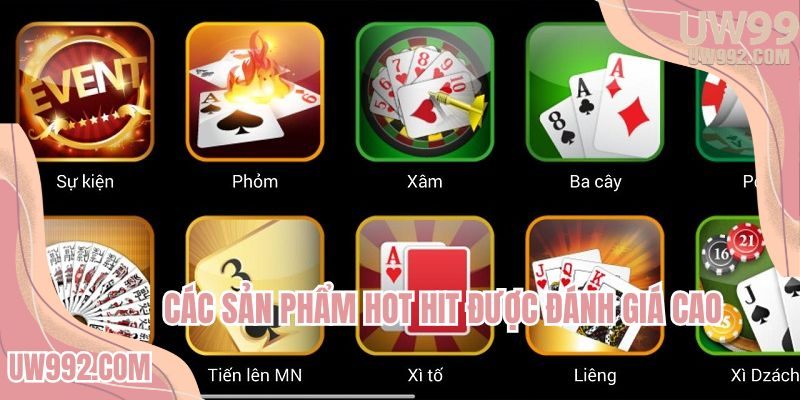 Tá lả được nhiều người đánh giá cao tại game bài UW99